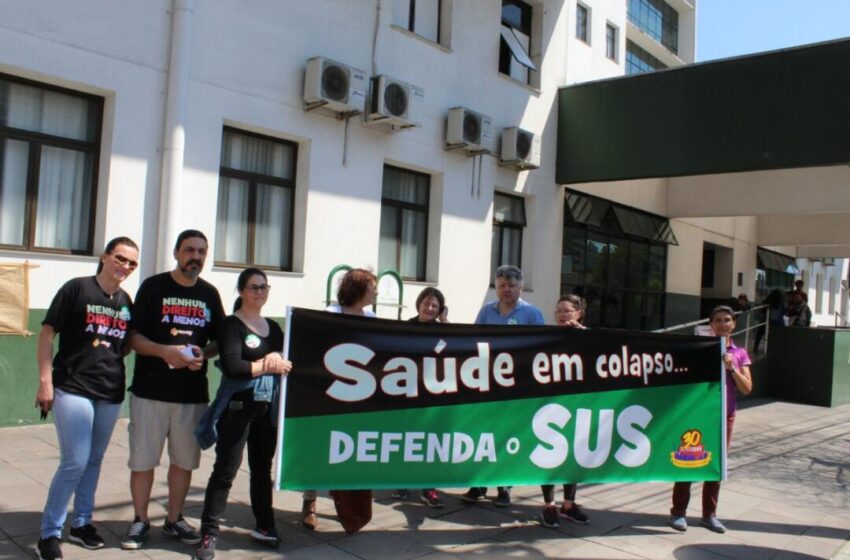  Sindiserv sensibiliza comunidade em favor do PA 24h