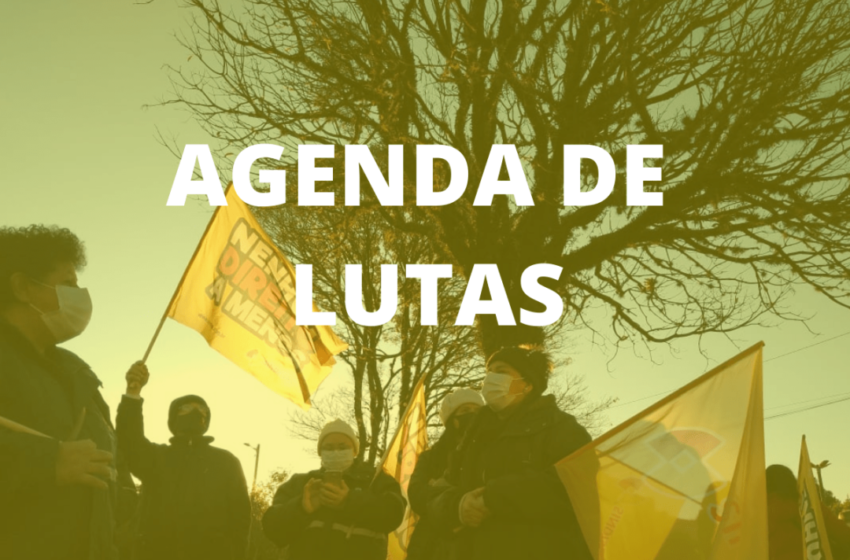  Confira a agenda de lutas para o mês de agosto