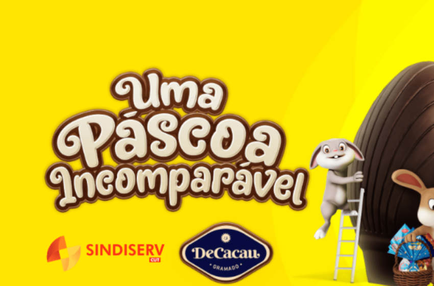  Feira de Páscoa Sindiserv com preços especiais