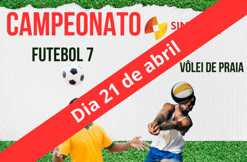  Campeonatos de Vôlei de Praia e Futebol 7 serão neste domingo (21)