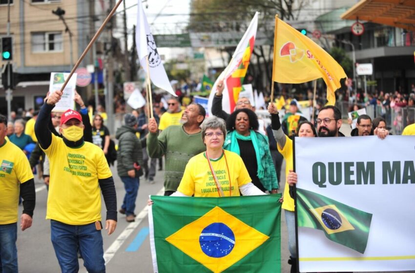 Sindiserv participa do Grito dos Excluídos e defende a soberania nacional