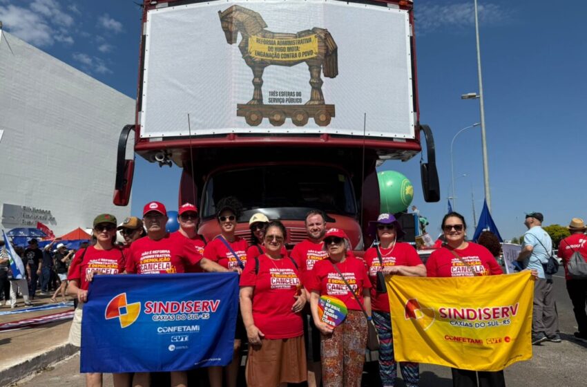 Sindiserv vai às ruas contra retrocessos da reforma administrativa