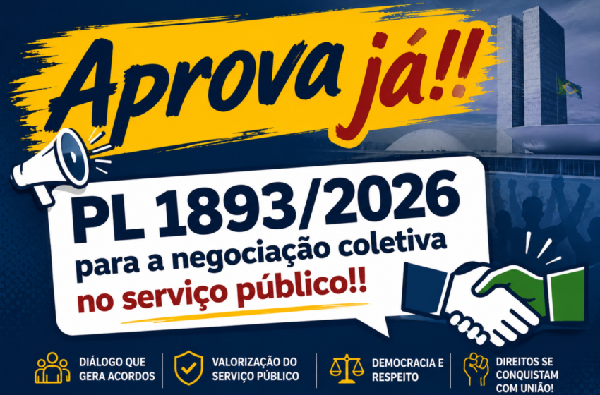  Vote SIM pelo PL da negociação coletiva no serviço público